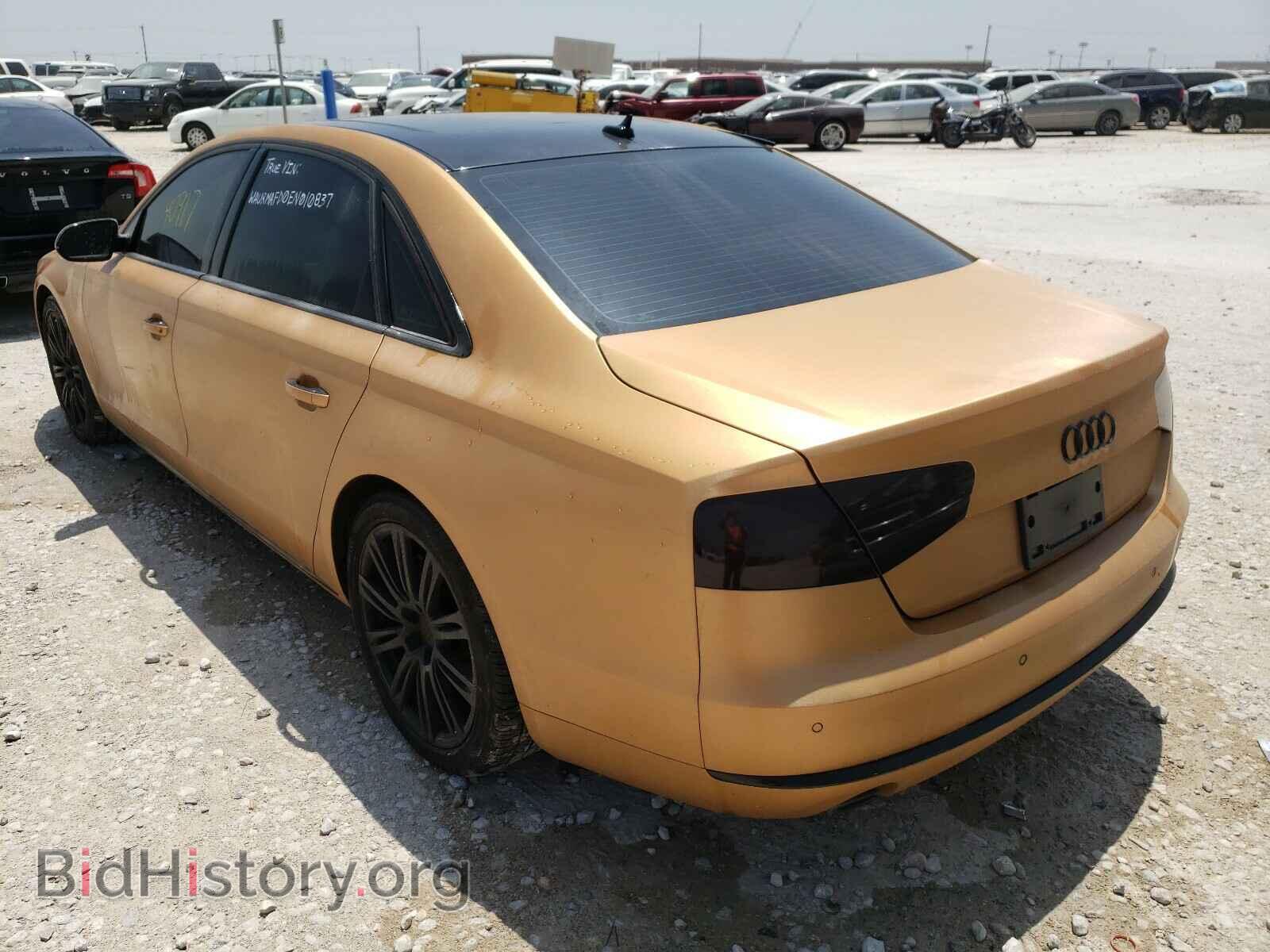 2014 AUDI A8 - VIN: WAURMAFD0EN010837 - Фото 3