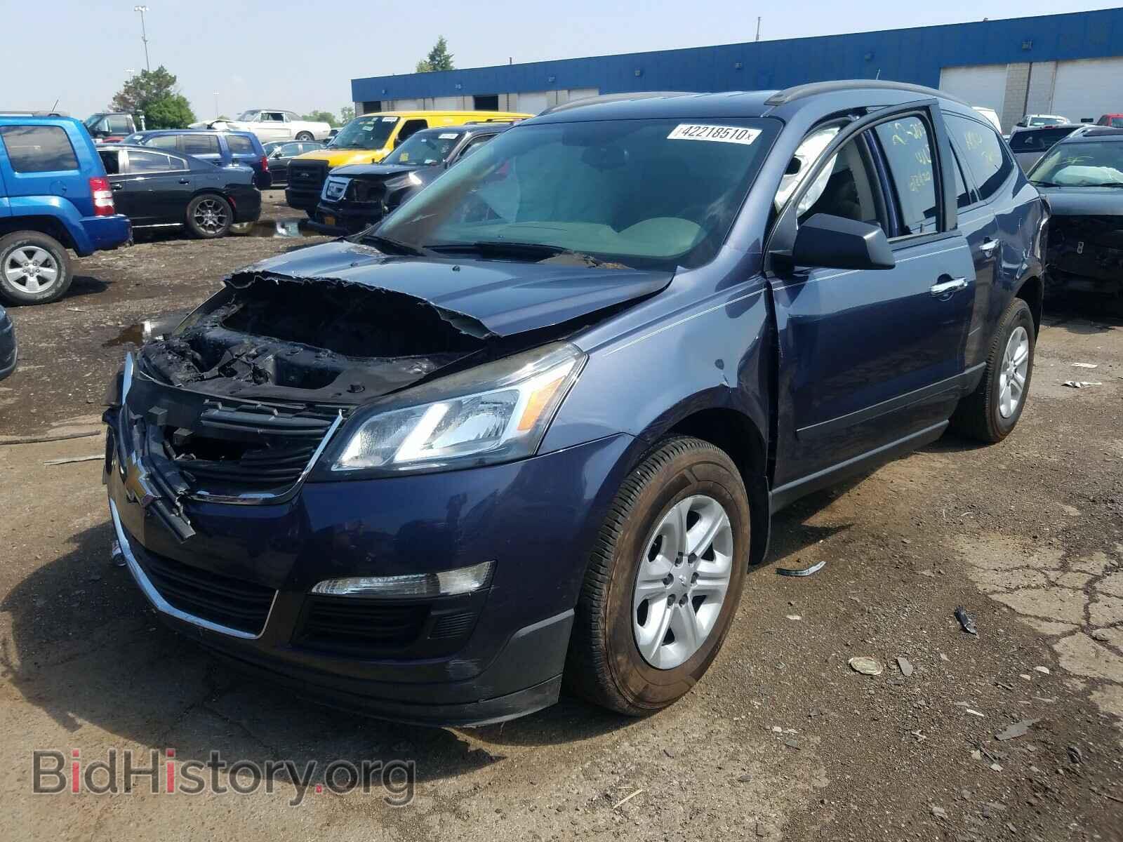 2013 CHEVROLET TRAVERSE - VIN: 1GNKRFKD3DJ120464 - Фото 2