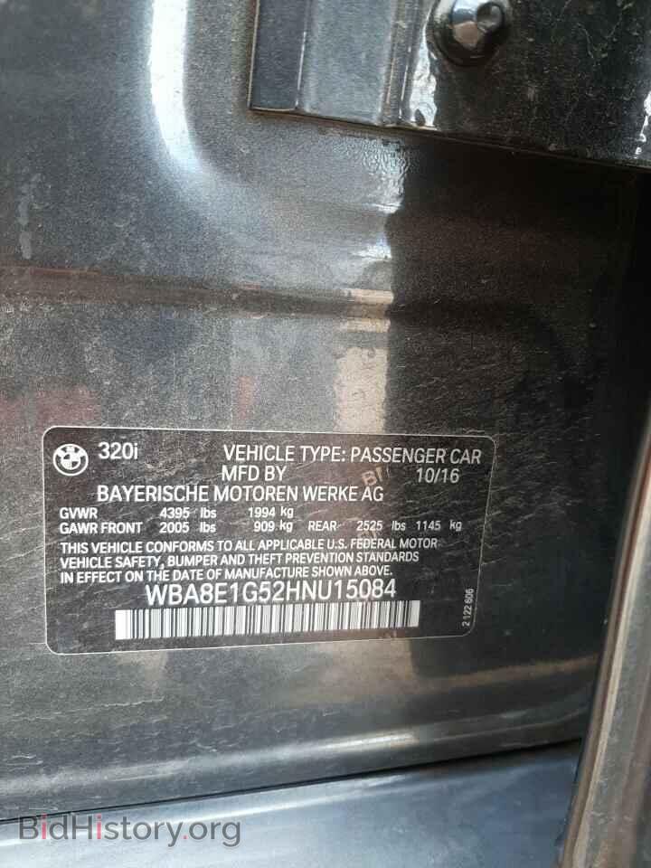 2017 BMW 3 SERIES - VIN: WBA8E1G52HNU15084 - Фото 12