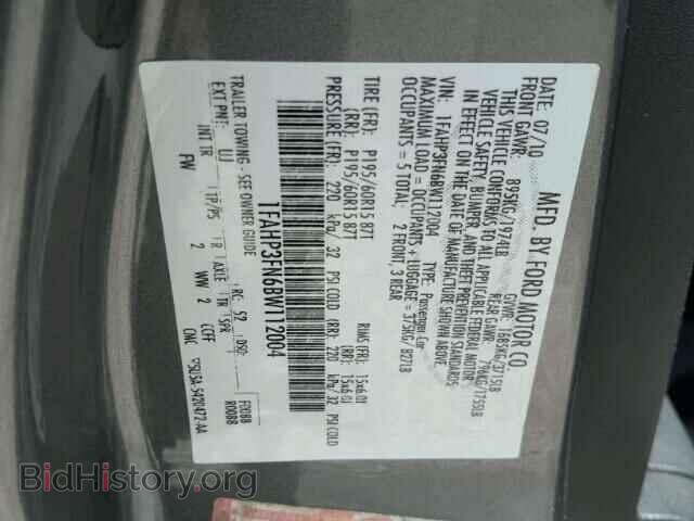 2011 FORD FOCUS - VIN: 1FAHP3FN6BW112004 - Фото 10