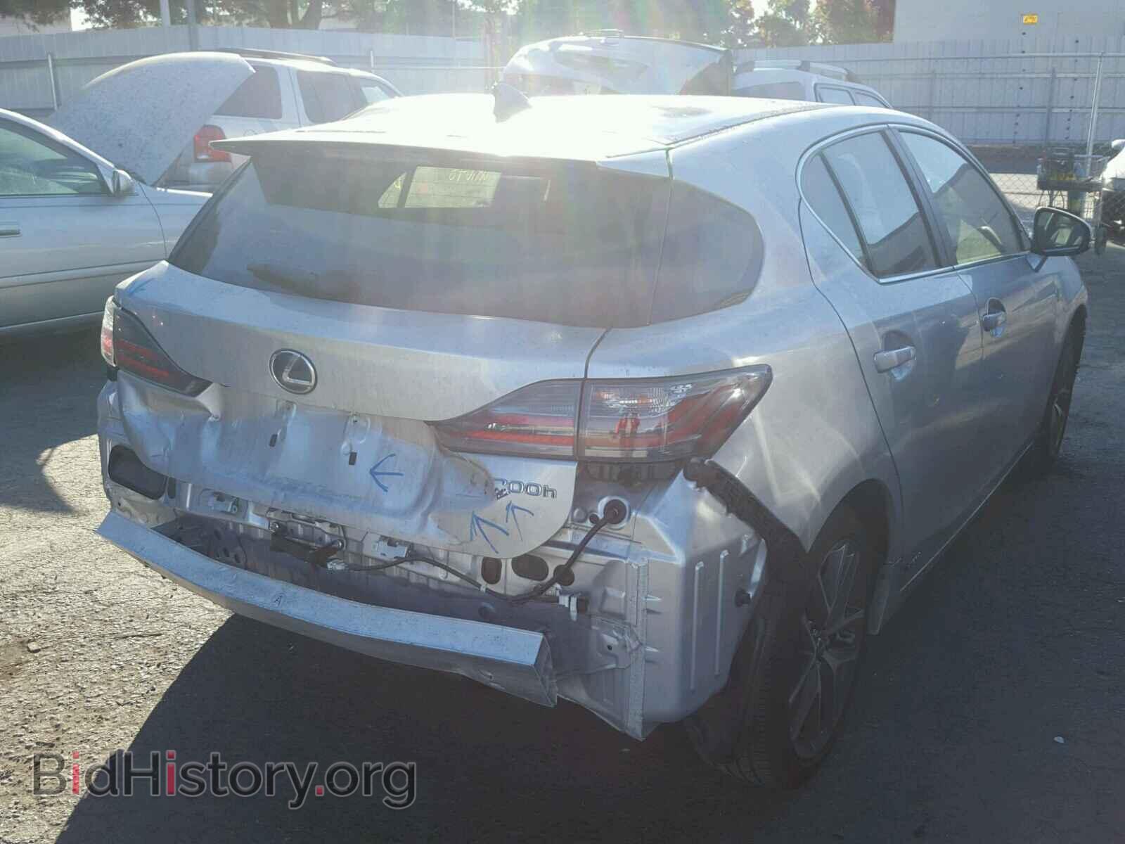 2014 LEXUS CT 200 - VIN: JTHKD5BH2E2203317 - Фото 4