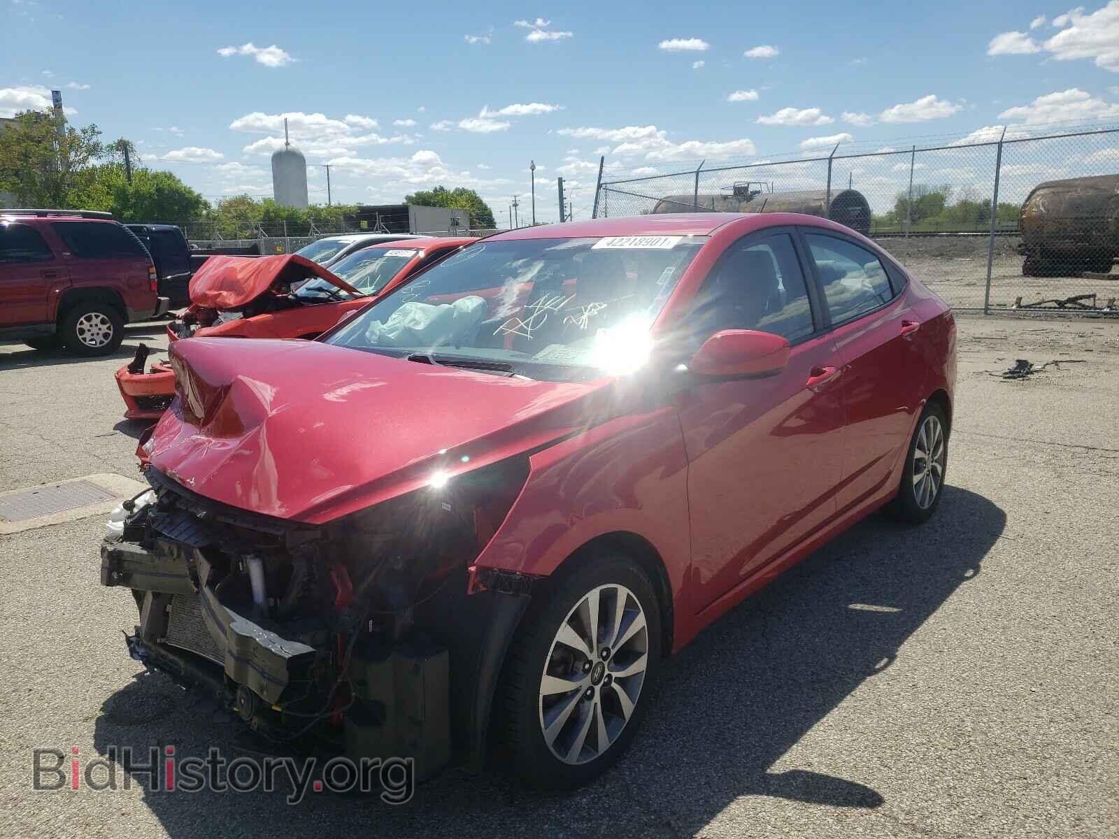 2017 HYUNDAI ACCENT - VIN: KMHCT4AE5HU334322 - Фото 2