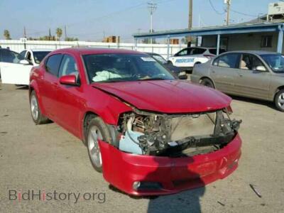 2011 Dodge AVENGER Avenger LU, красный — VIN 1B3BD2FG8BN554245, Copart