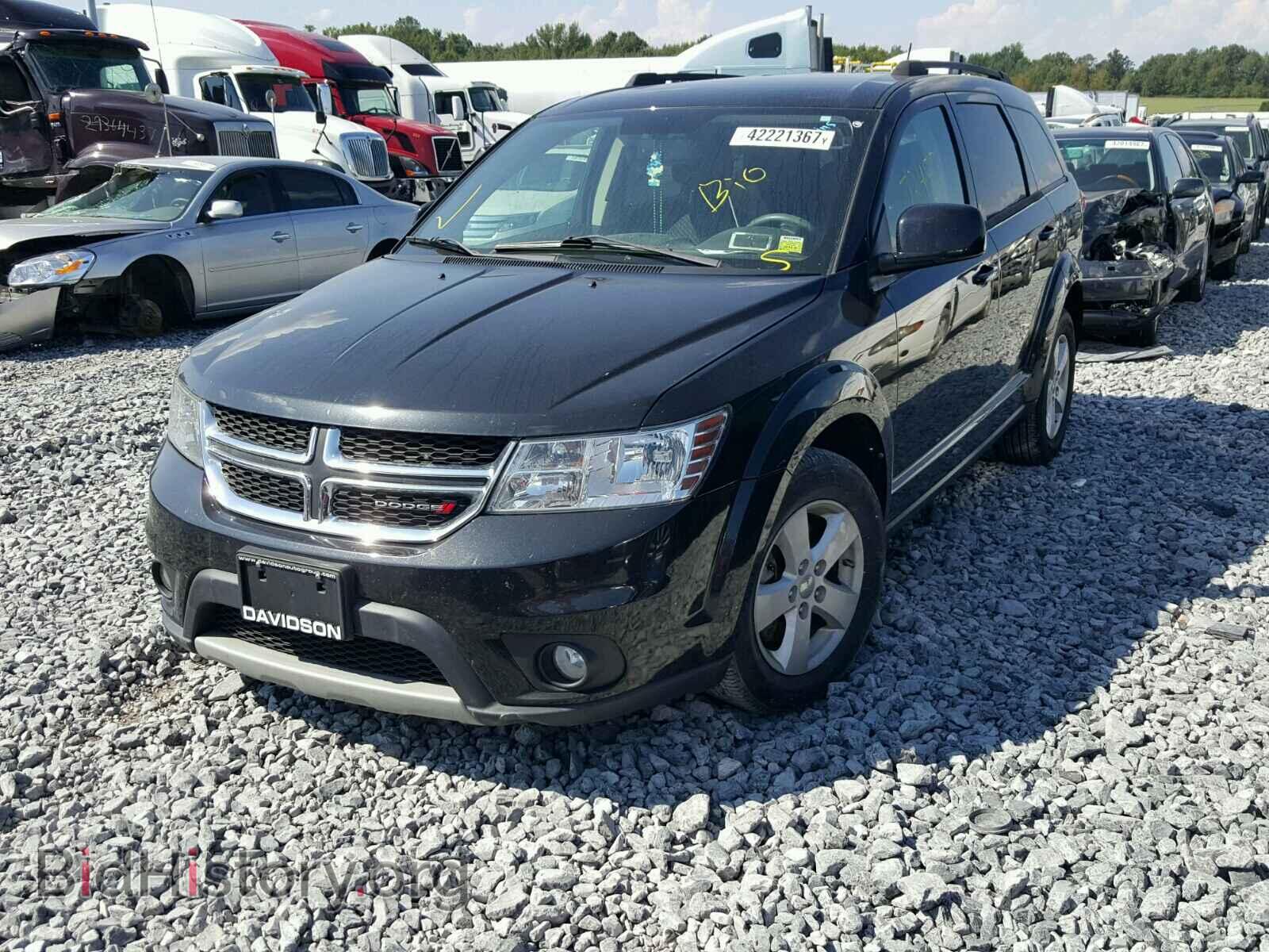 2012 DODGE JOURNEY - VIN: 3C4PDCBB2CT392134 - Фото 2