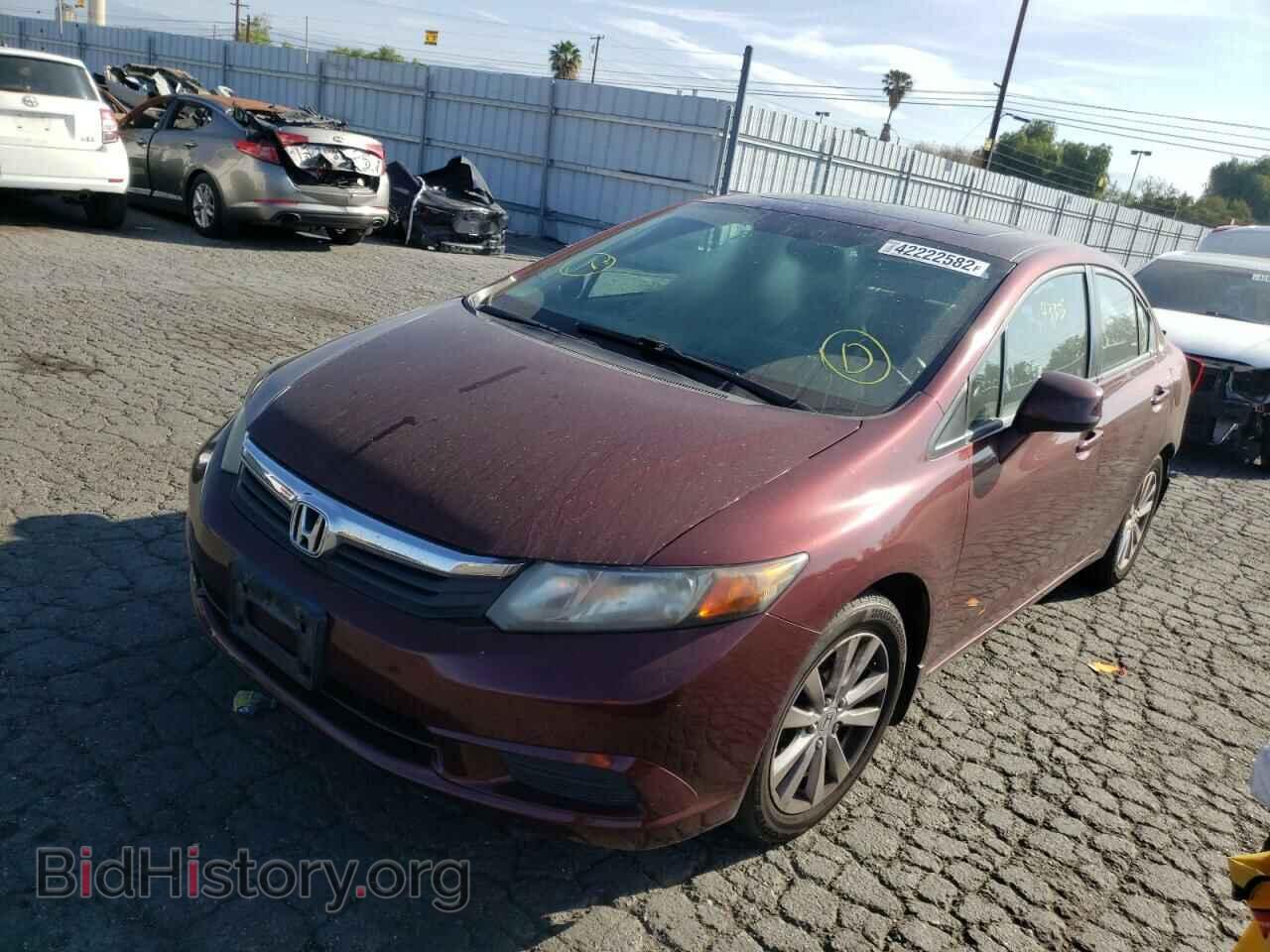2012 HONDA CIVIC - VIN: 2HGFB2F95CH540256 - Фото 2