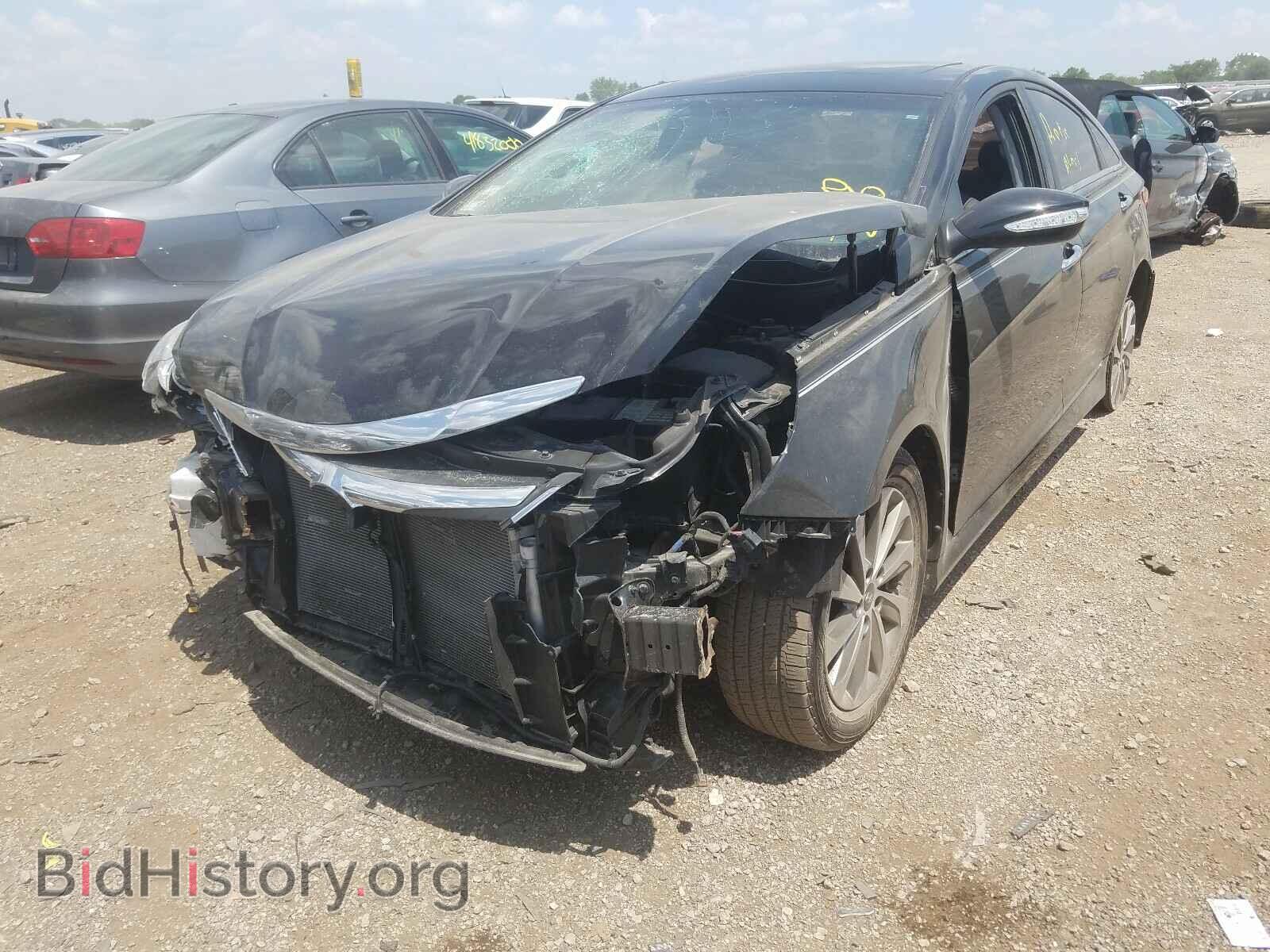 2014 HYUNDAI SONATA - VIN: 5NPEC4AC0EH876784 - Фото 2