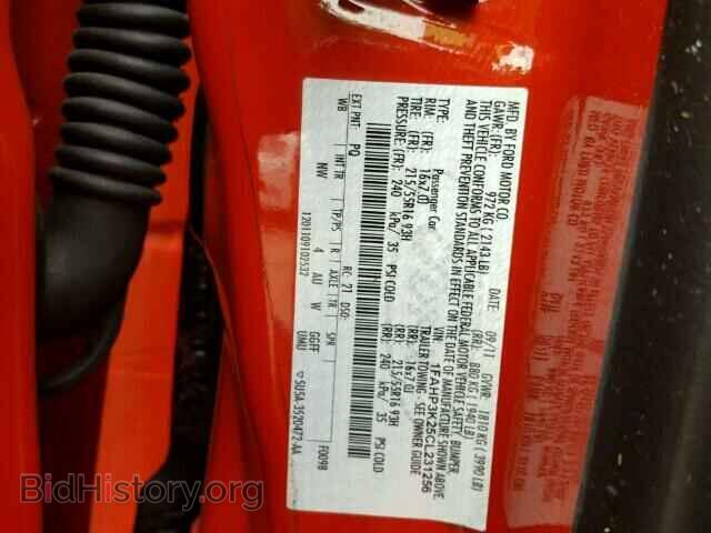 2012 FORD FOCUS - VIN: 1FAHP3K25CL231256 - Фото 10