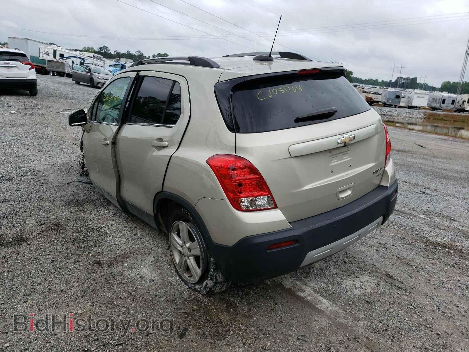 2016 CHEVROLET TRAX - VIN: 3GNCJPSB8GL169432 - Фото 3