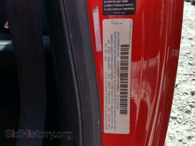 2004 VOLKSWAGEN BEETLE - VIN: 3VWCK31C14M415474 - Фото 10
