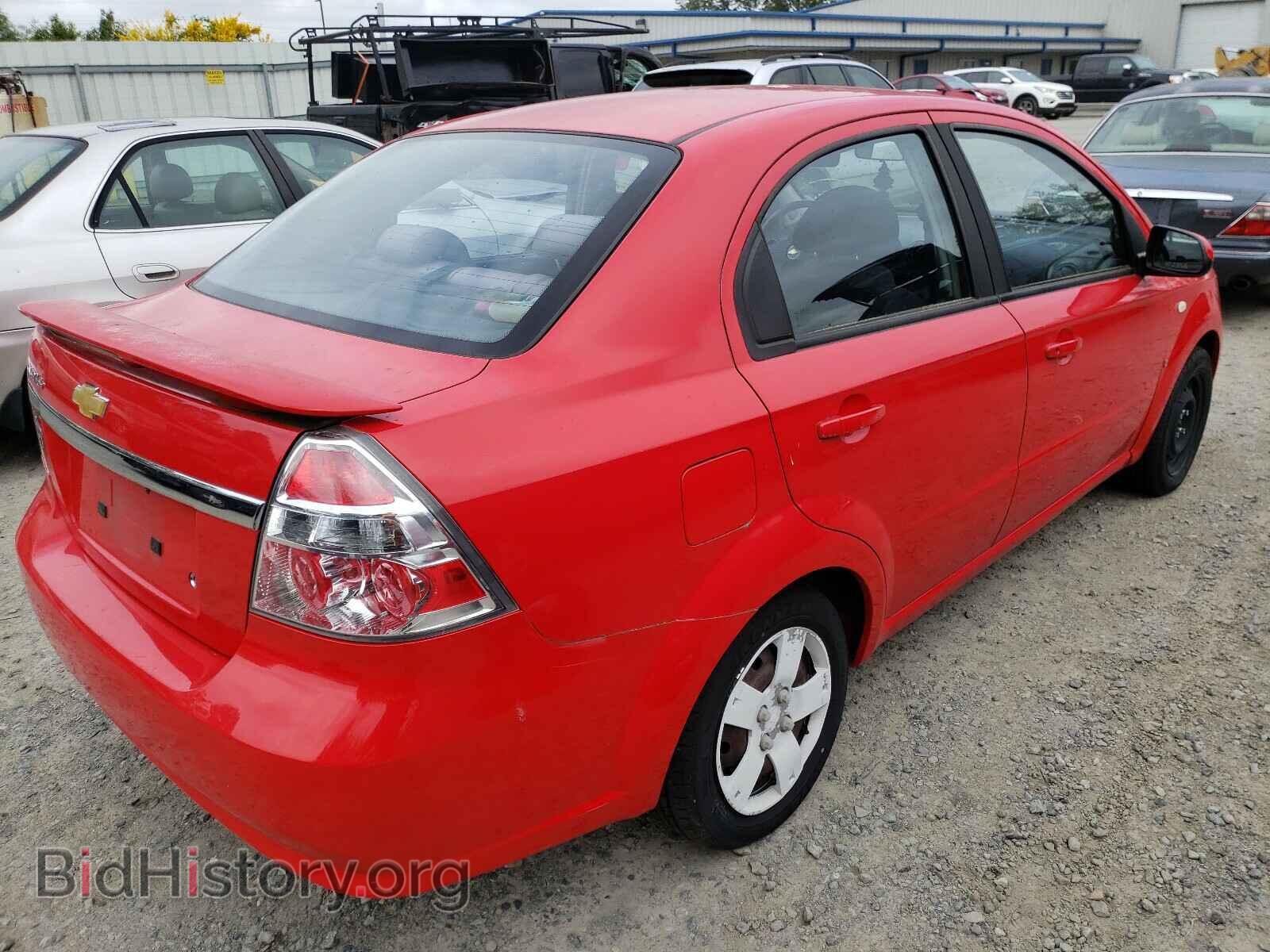 2008 CHEVROLET AVEO - VIN: KL1TD56698B143434 - Фото 4
