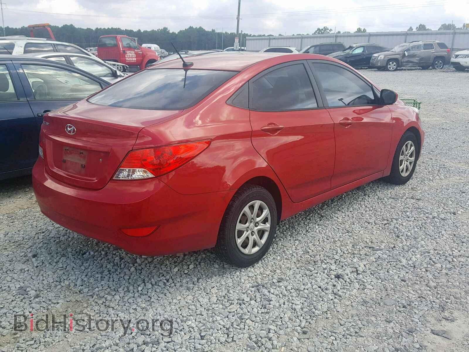 2013 HYUNDAI ACCENT - VIN: KMHCT4AE2DU534553 - Фото 4