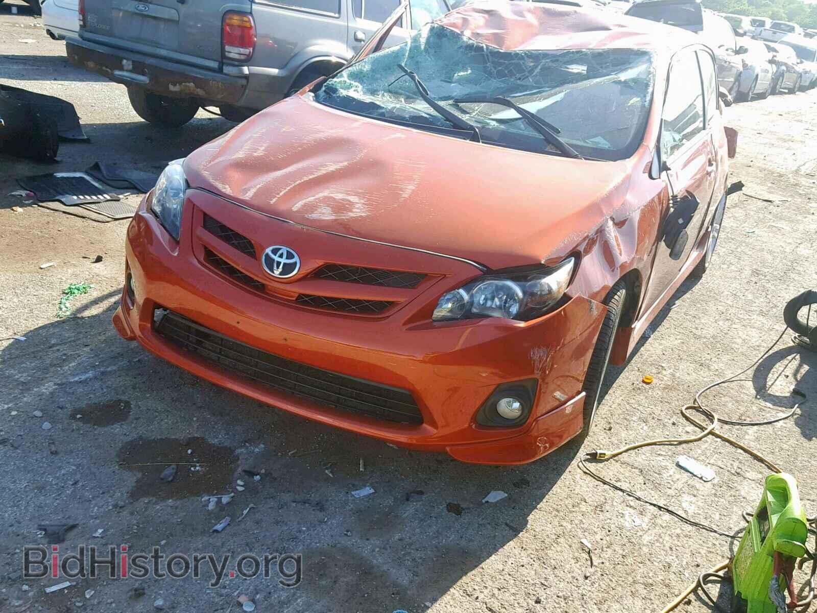 2013 TOYOTA COROLLA BA - VIN: 2T1BU4EE8DC088901 - Фото 2
