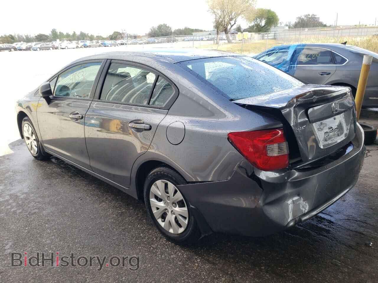 2012 HONDA CIVIC - VIN: 2HGFB2F52CH307111 - Фото 2