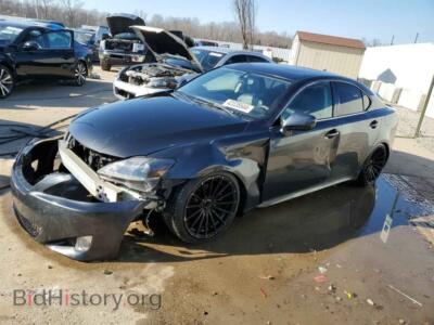 2008 Lexus IS 250, черный — VIN JTHBK262382078696, Copart