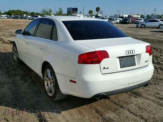 2007 AUDI A4 - VIN: WAUAF78E37A237627 - Фото 3