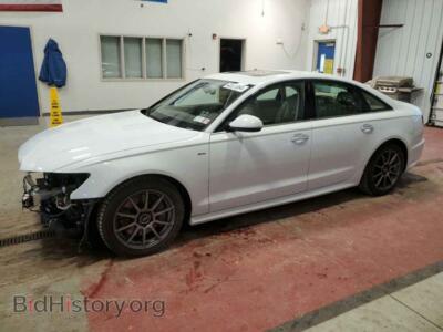 2017 Audi A6 Premium Plus, белый — VIN WAUG8AFC2HN003086, Copart