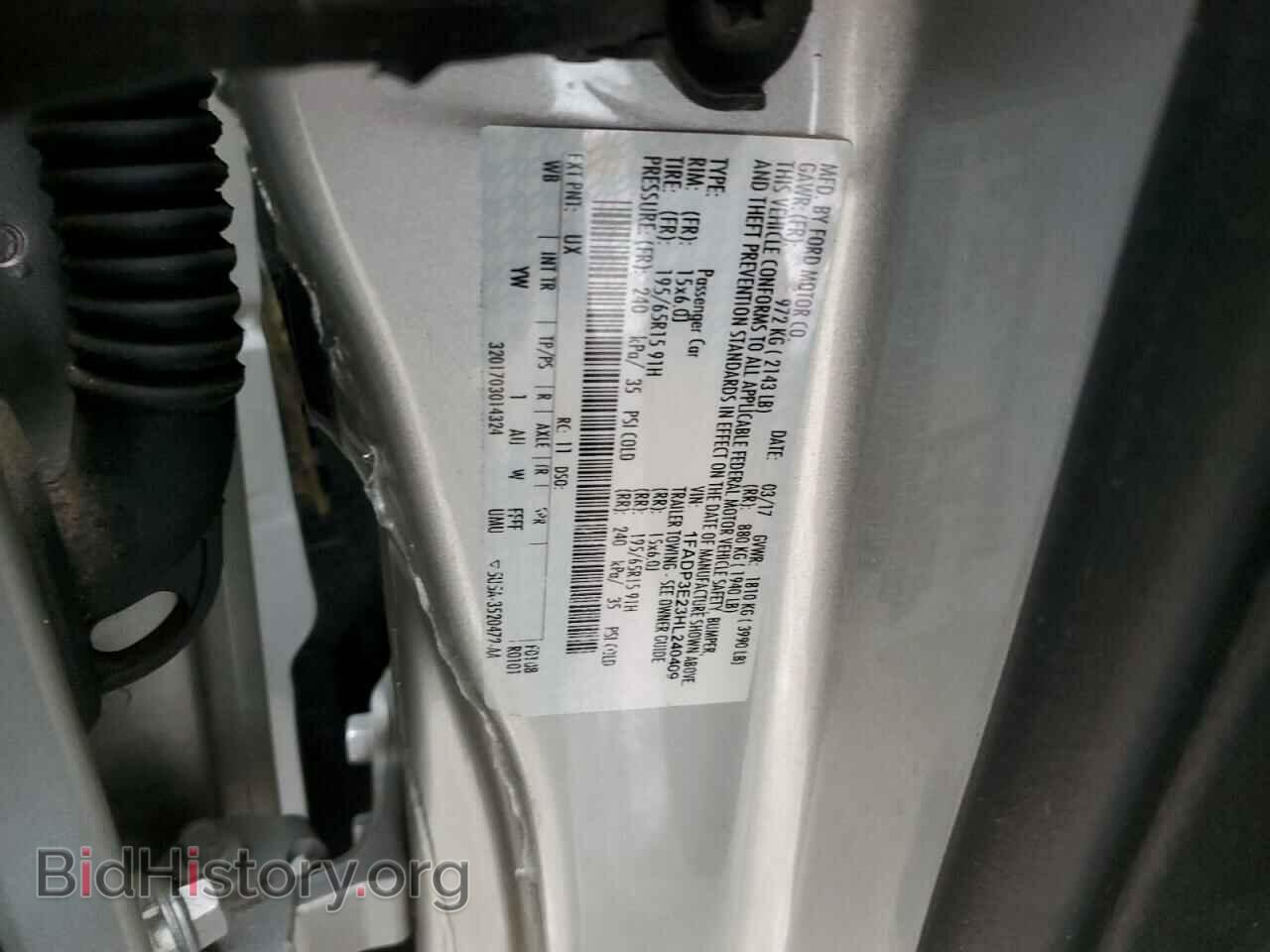 2017 FORD FOCUS - VIN: 1FADP3E23HL240409 - Фото 12