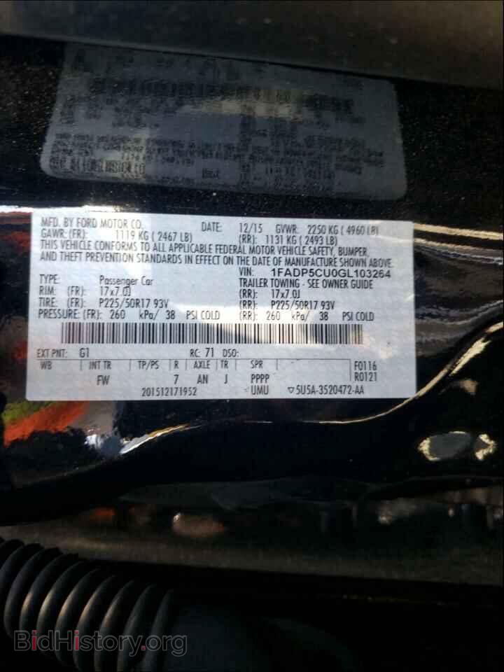 2016 FORD CMAX - VIN: 1FADP5CU0GL103264 - Photo 10