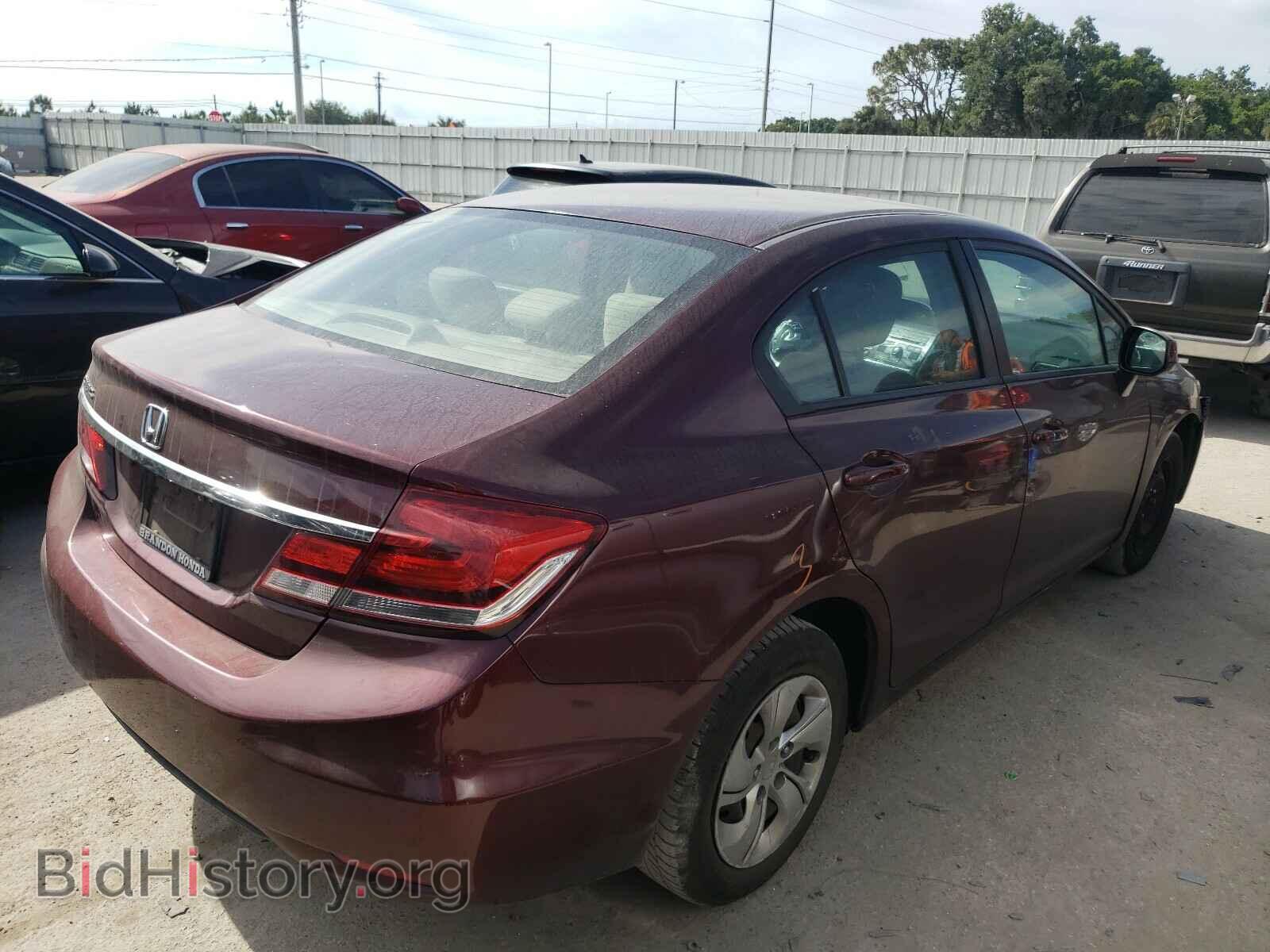 2013 HONDA CIVIC - VIN: 19XFB2F51DE072017 - Фото 4