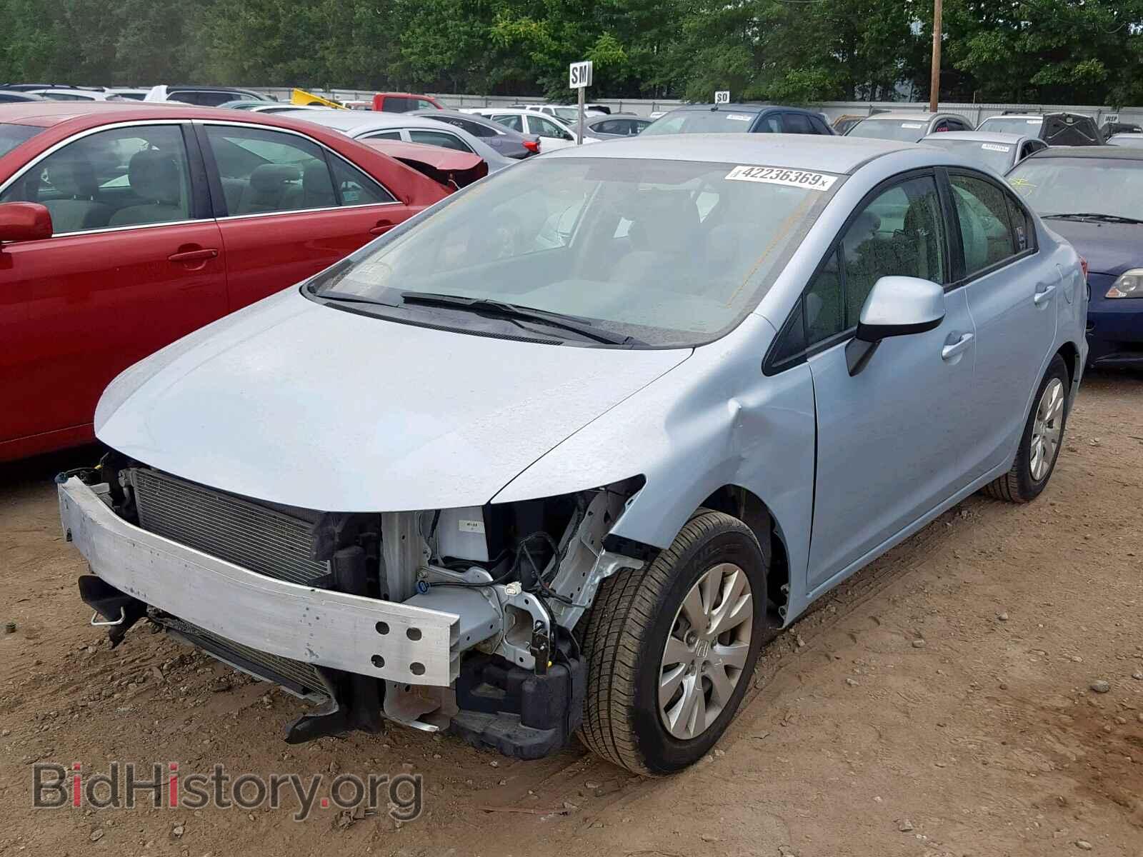 2012 HONDA CIVIC LX - VIN: 19XFB2F51CE304369 - Фото 2