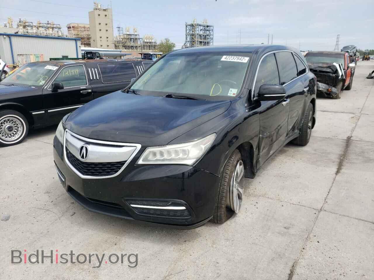 2014 ACURA MDX - VIN: 5FRYD3H21EB016682 - Фото 2