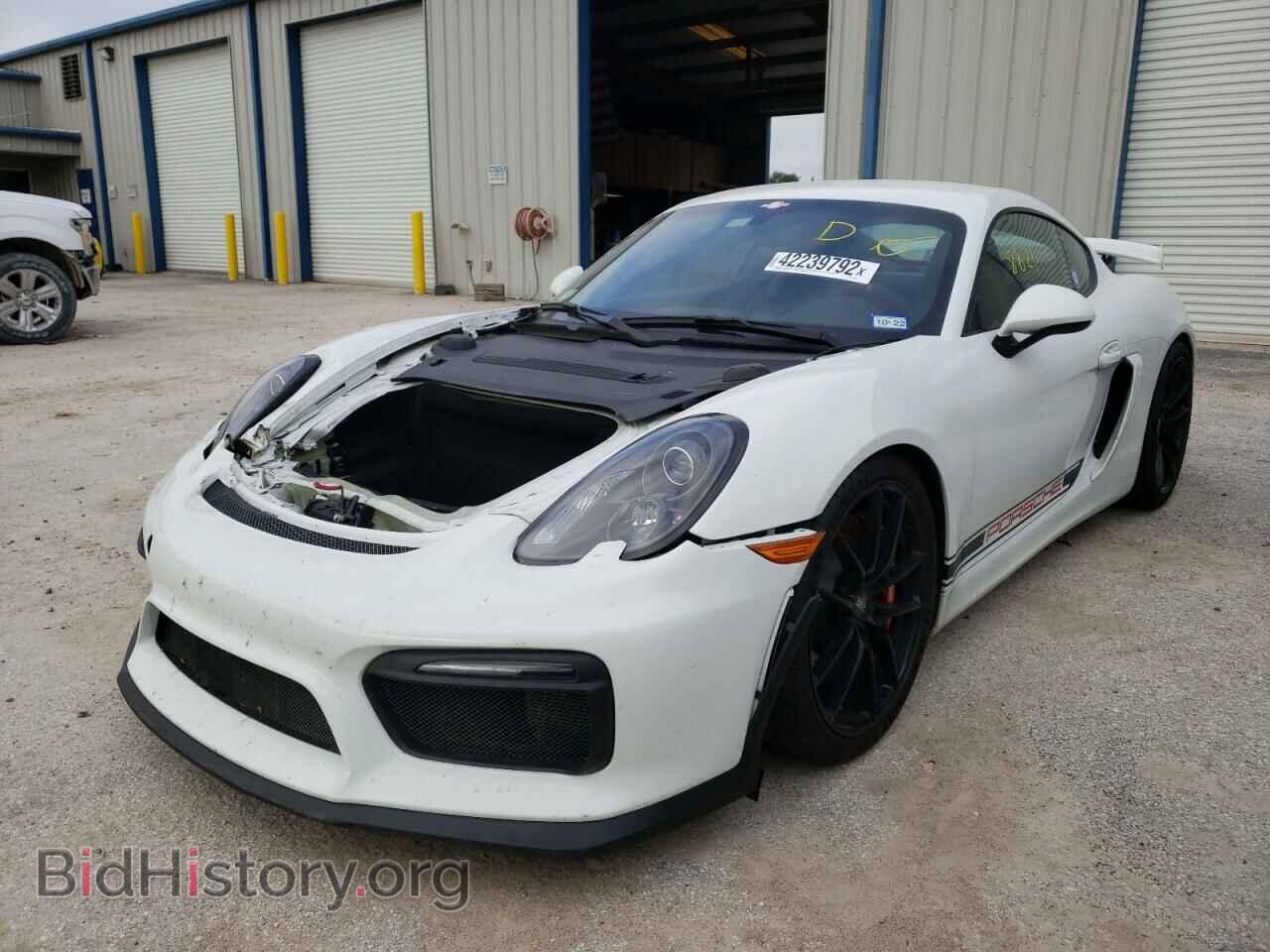 2016 PORSCHE CAYMAN - VIN: WP0AC2A80GK192529 - Фото 2