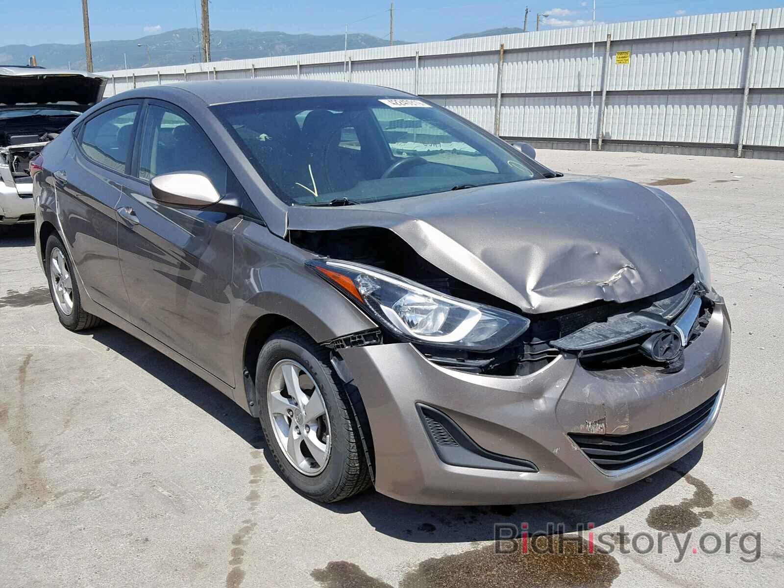 Photo 5NPDH4AE8EH505676 - HYUNDAI ELANTRA 2014