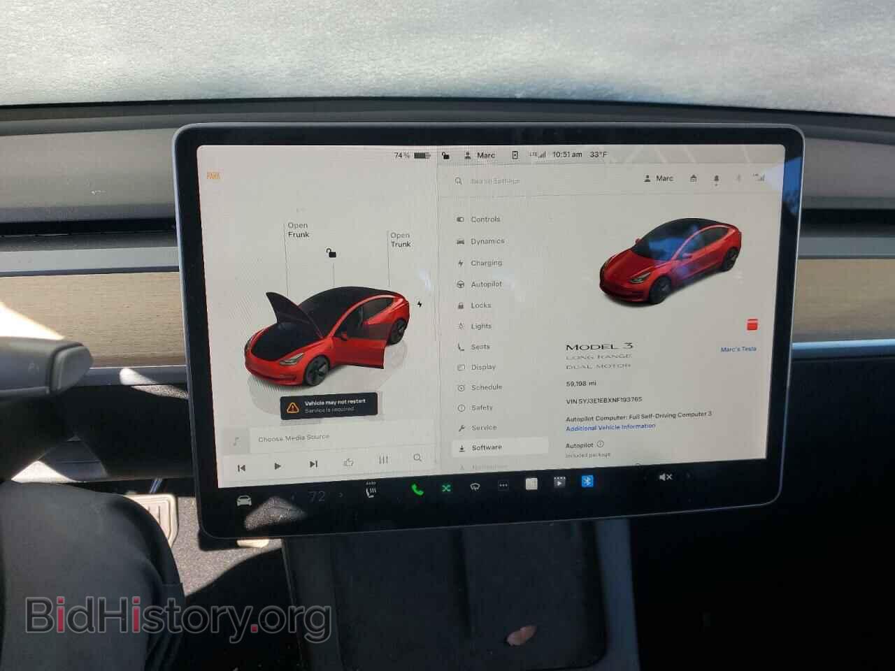 2022 TESLA MODEL 3 - VIN: 5YJ3E1EBXNF193765 - Photo 9
