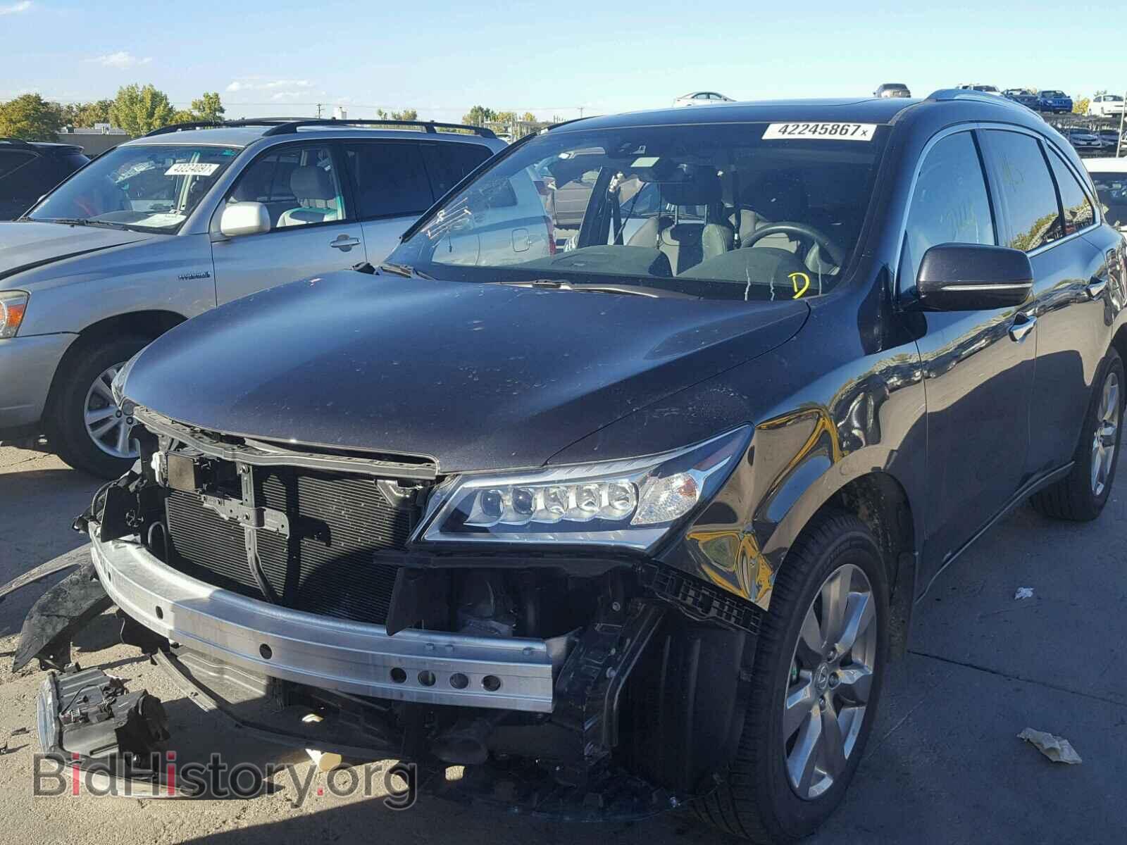 2016 ACURA MDX - VIN: 5FRYD4H92GB039765 - Фото 2