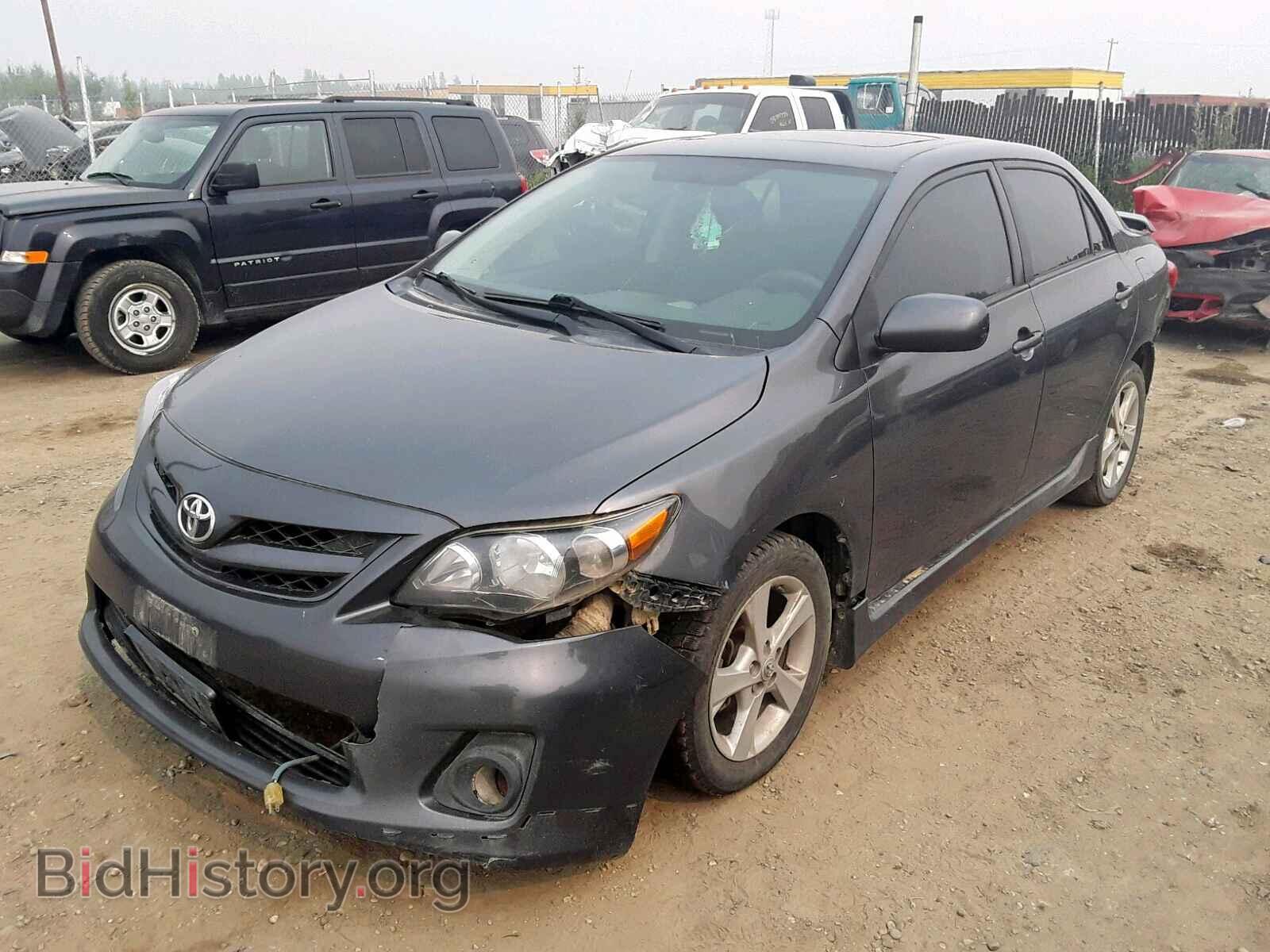 2011 TOYOTA COROLLA BA - VIN: 2T1BU4EE9BC655162 - Фото 2