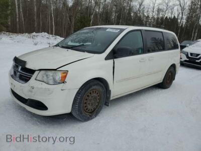 2013 Dodge CARAVAN SE, white — VIN 2C4RDGBG0DR680105, Copart
