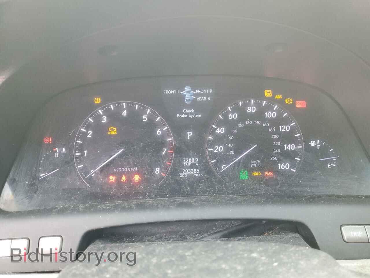 2007 LEXUS LS460 - VIN: JTHBL46F675022034 - Фото 9