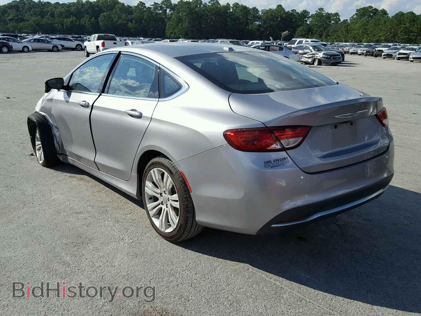 2015 CHRYSLER 200 - VIN: 1C3CCCAB6FN626299 - Фото 3