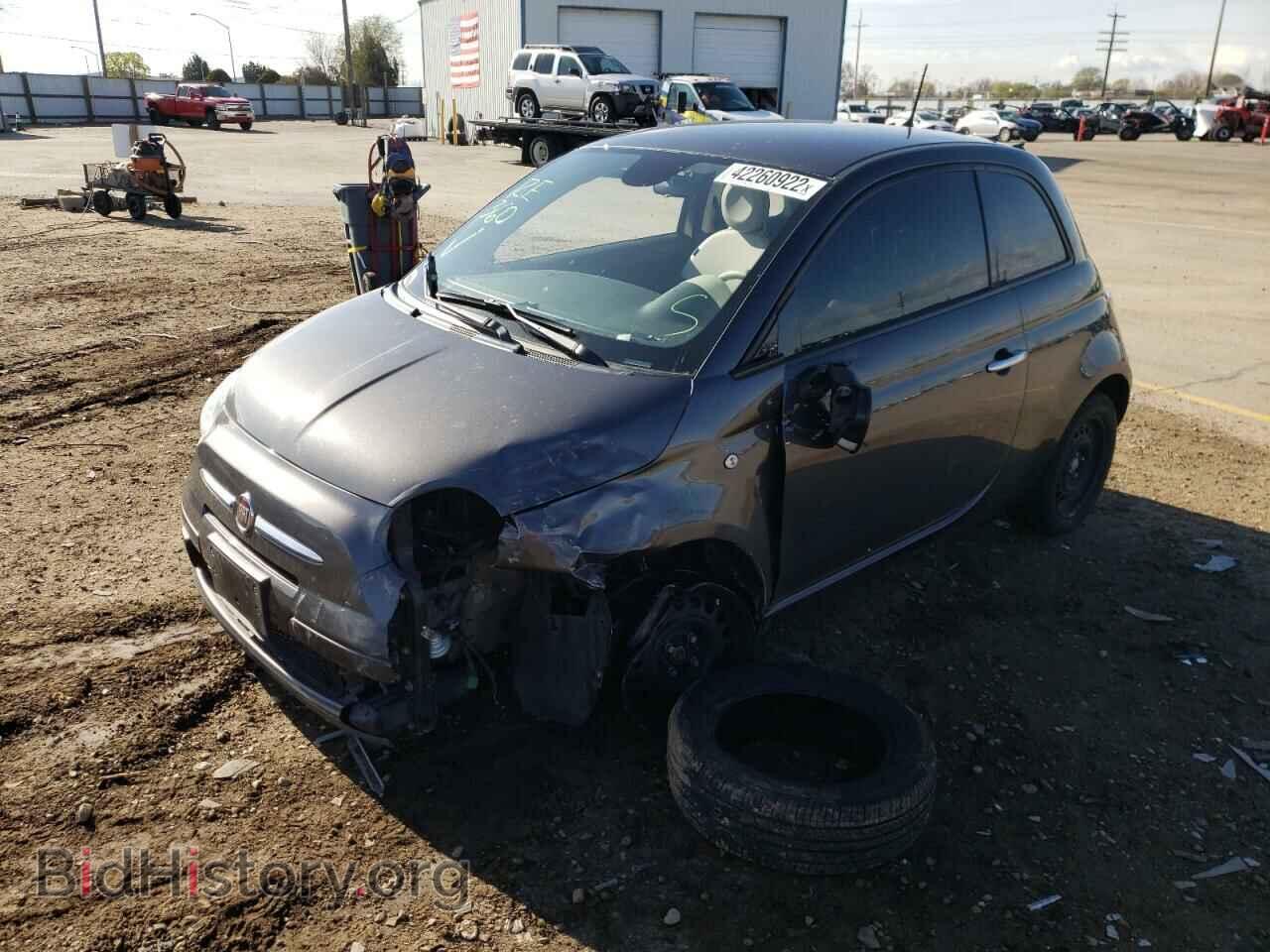 2015 FIAT 500 - VIN: 3C3CFFAR0FT667646 - Фото 2