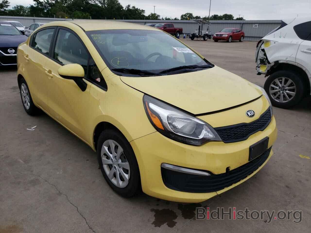 Photo KNADM4A36G6560454 - KIA RIO 2016