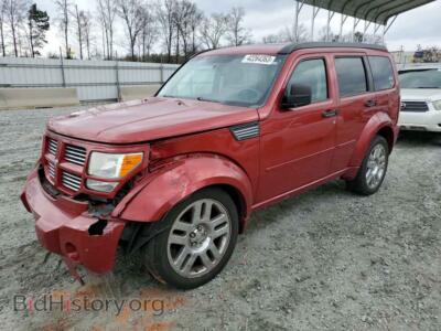 2010 Dodge NITRO Nitro SXT, бордовый — VIN 1D4PT5GK3AW125909, Copart