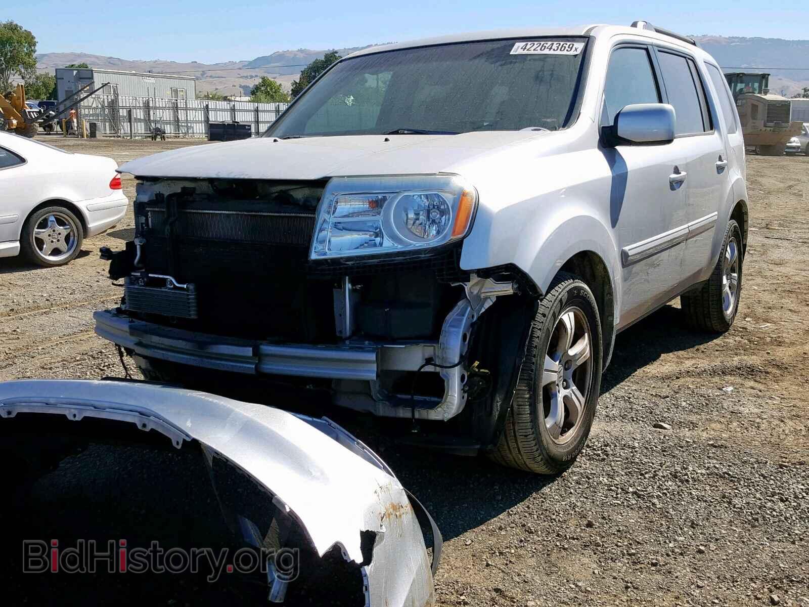2012 HONDA PILOT EXL - VIN: 5FNYF4H67CB009754 - Фото 2