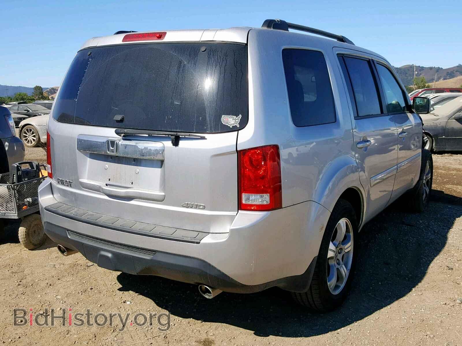 2012 HONDA PILOT EXL - VIN: 5FNYF4H67CB009754 - Фото 4