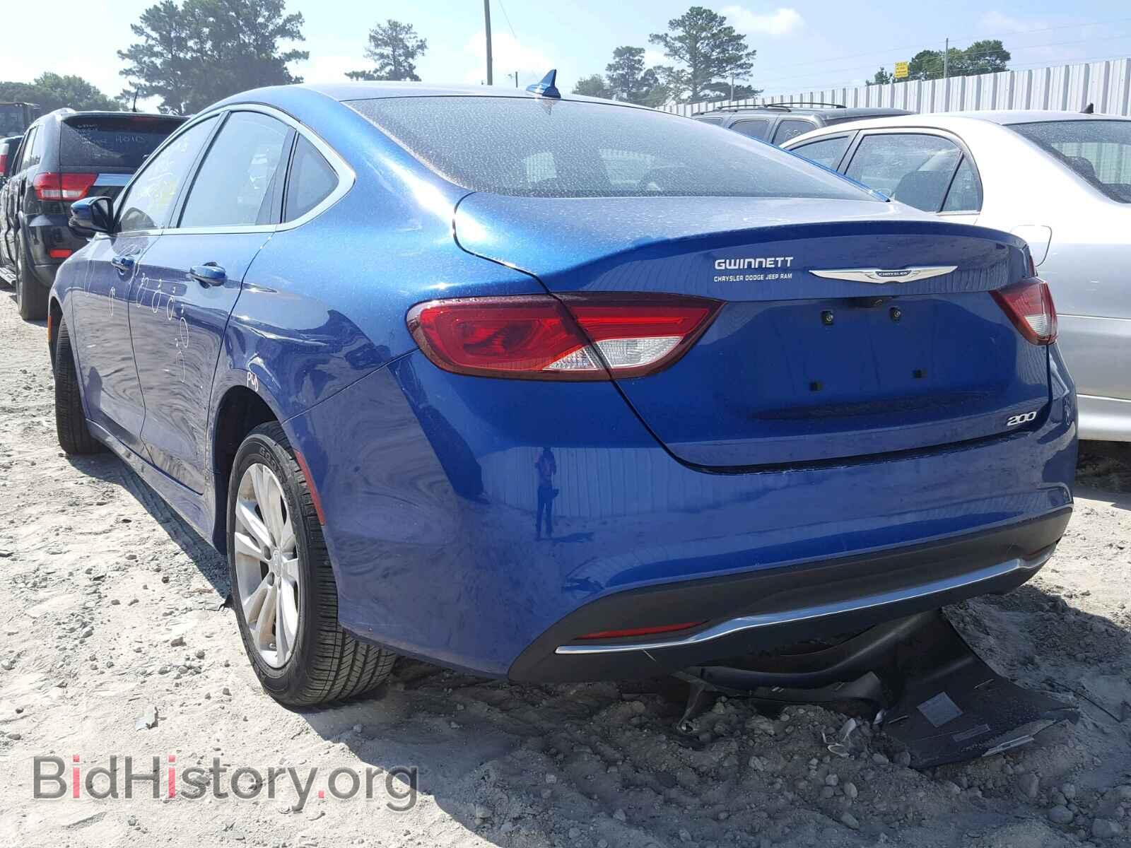 2016 CHRYSLER 200 - VIN: 1C3CCCAB3GN129194 - Фото 3