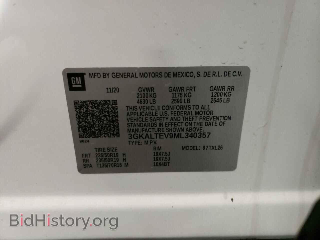 2021 GMC TERRAIN - VIN: 3GKALTEV9ML340357 - Фото 13