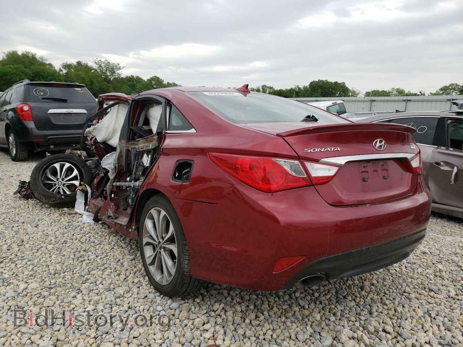 2014 HYUNDAI SONATA - VIN: 5NPEC4AC6EH851145 - Фото 3