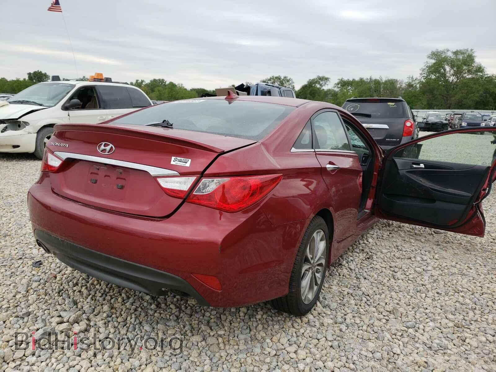 2014 HYUNDAI SONATA - VIN: 5NPEC4AC6EH851145 - Фото 4