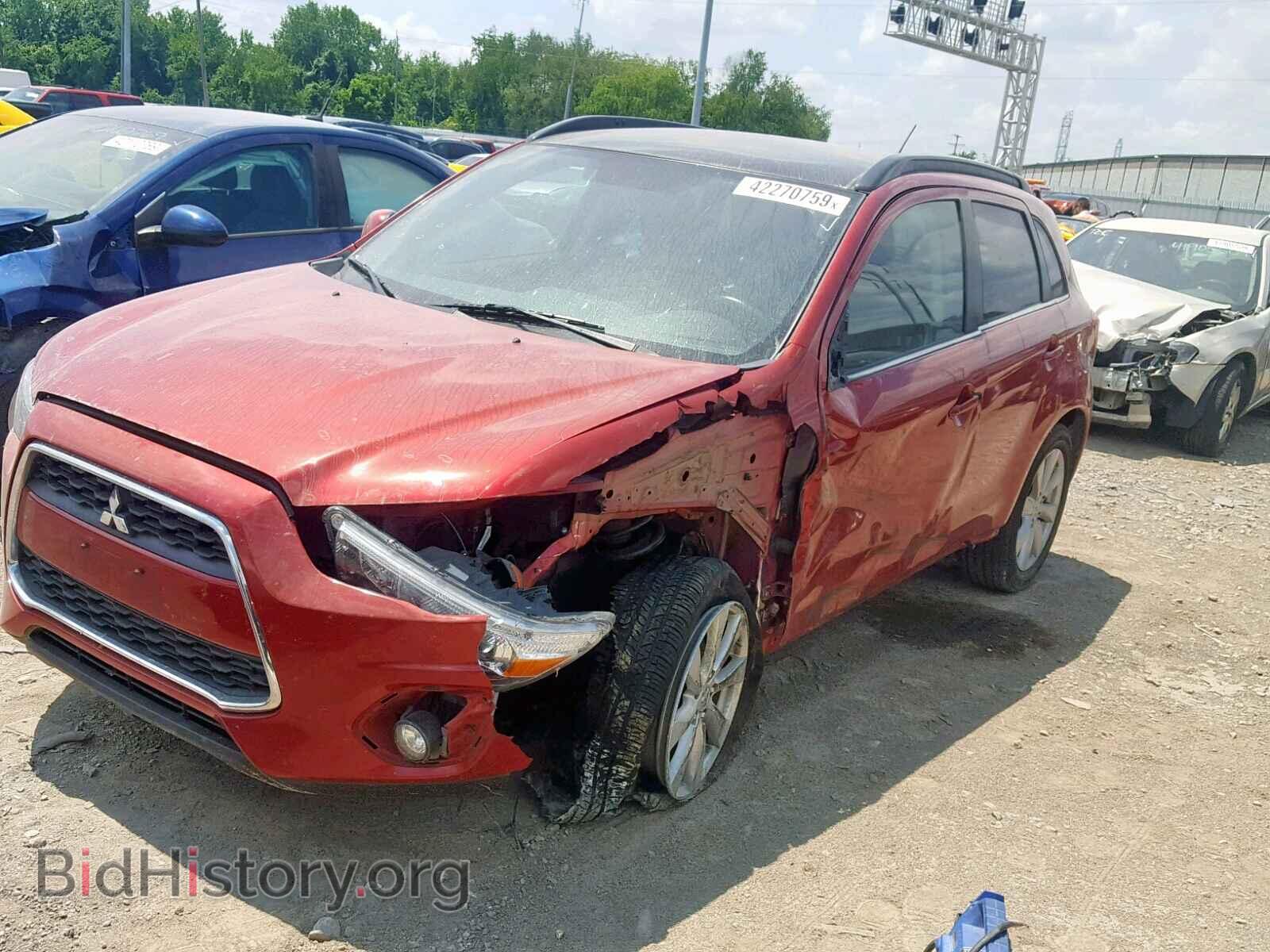 2014 MITSUBISHI OUTLANDER - VIN: 4A4AR4AU8EE007882 - Фото 2