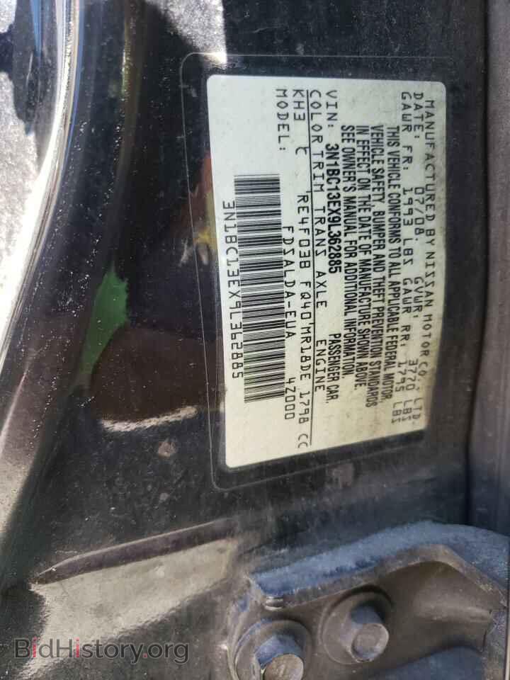 2009 NISSAN VERSA - VIN: 3N1BC13EX9L362885 - Фото 10