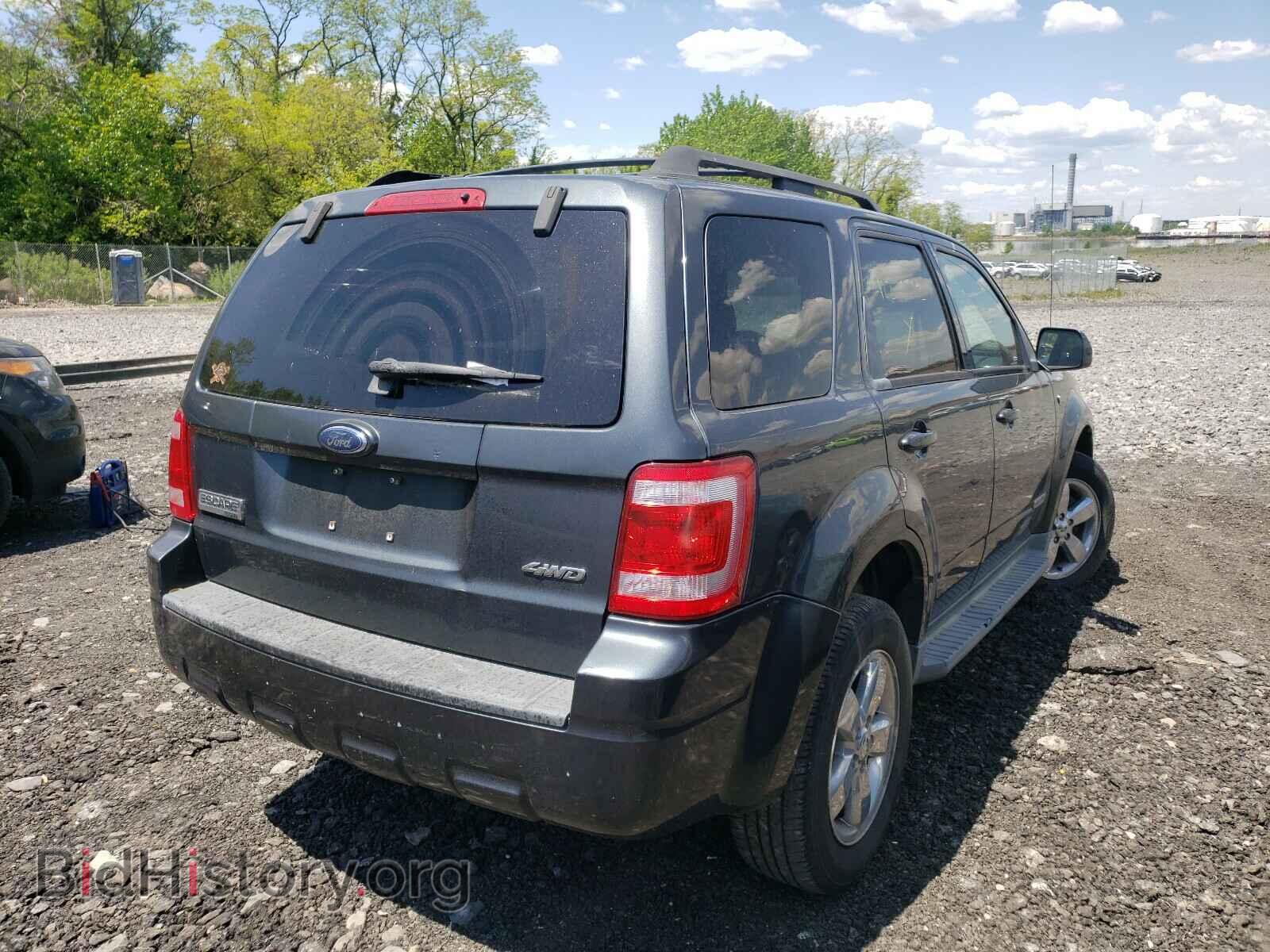 2008 FORD ESCAPE - VIN: 1FMCU941X8KC93149 - Фото 4