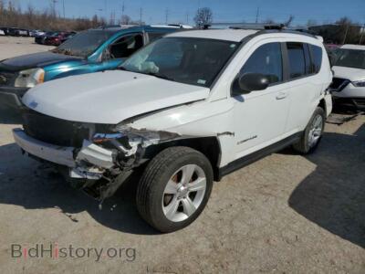 2012 Jeep COMPASS Compass SP, white — VIN 1C4NJCBB3CD554228, Copart