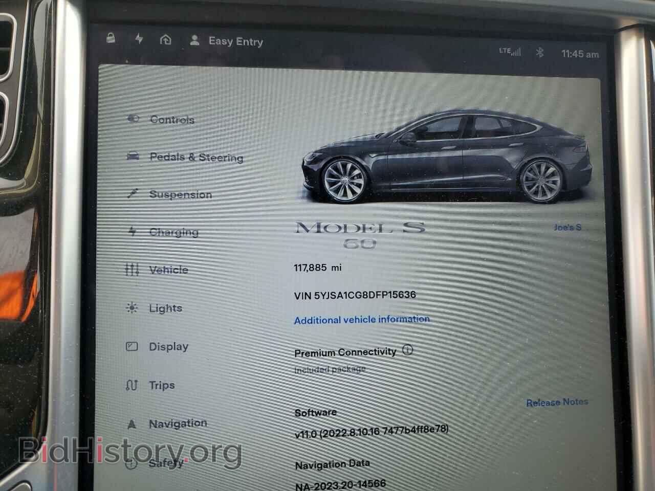 2013 TESLA MODEL S - VIN: 5YJSA1CG8DFP15636 - Photo 9
