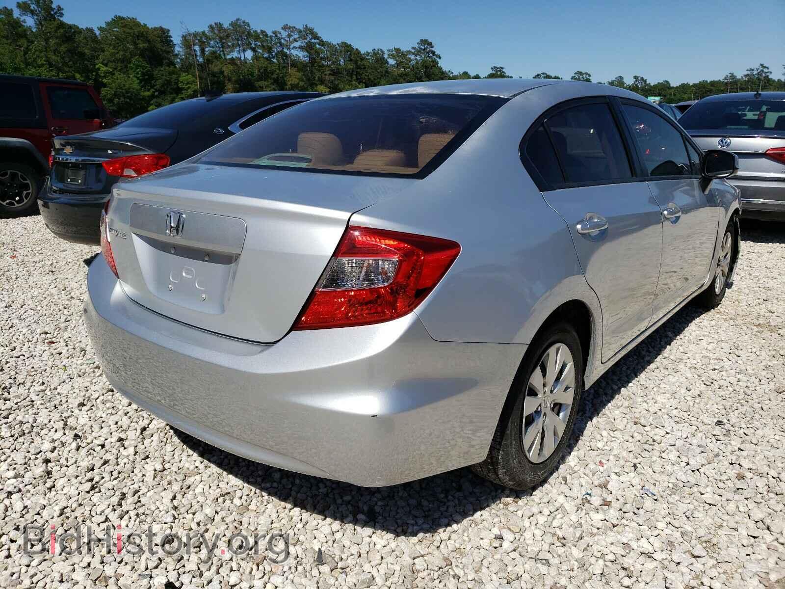 2012 HONDA CIVIC - VIN: 2HGFB2F54CH576484 - Фото 4