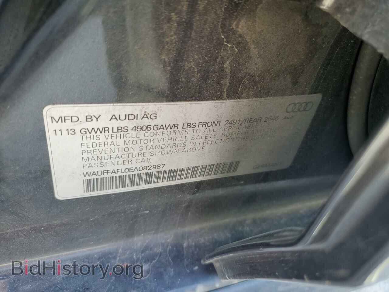 2014 AUDI A4 - VIN: WAUFFAFL0EA082987 - Фото 12