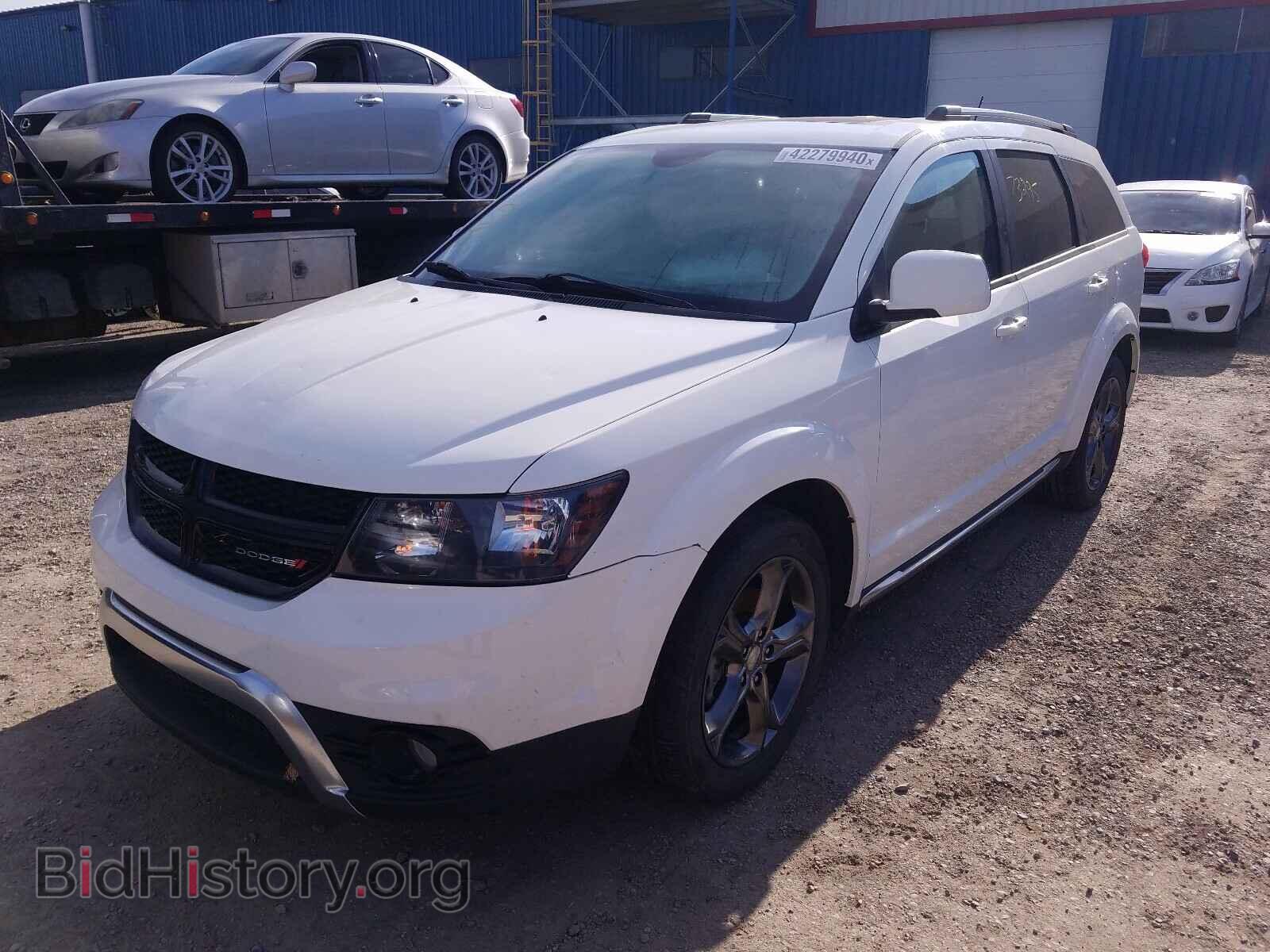 2015 DODGE JOURNEY - VIN: 3C4PDCGGXFT676975 - Фото 2
